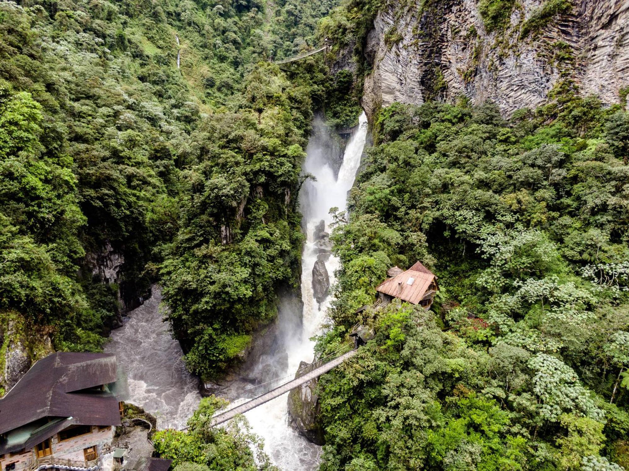 Spa Hosteria Miramelindo Otel Baños Dış mekan fotoğraf