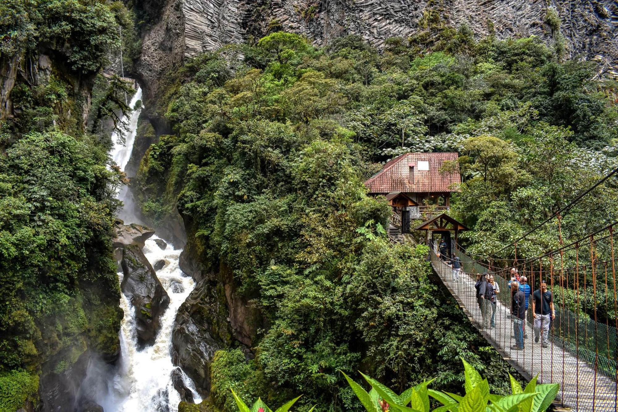 Spa Hosteria Miramelindo Otel Baños Dış mekan fotoğraf